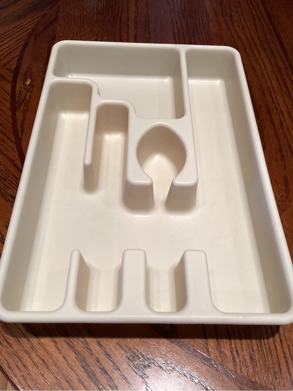 Rubbermaid Almond Silverware Flatware Drawer Organizer VTG Knife Fork Spoon Tray